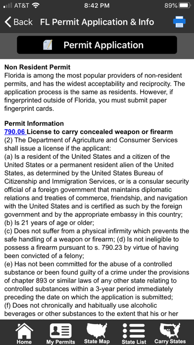 CCW – Concealed Carry 50 State app screenshot 4