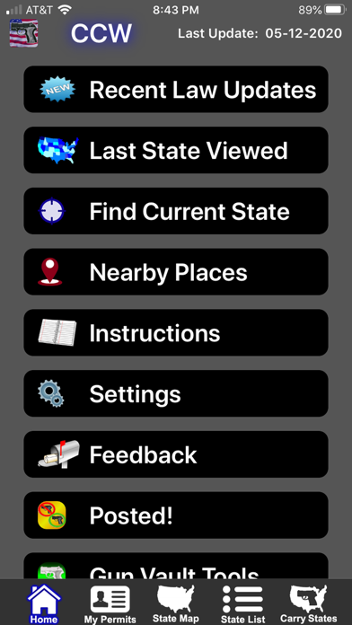 CCW – Concealed Carry 50 State app screenshot 7