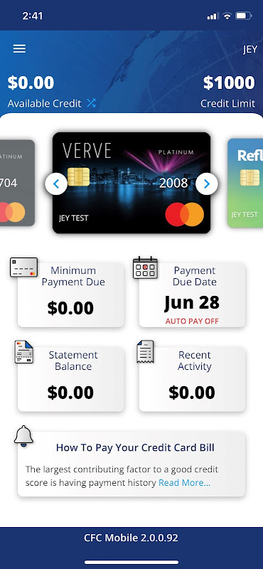 CFC Mobile Access app screenshot 1