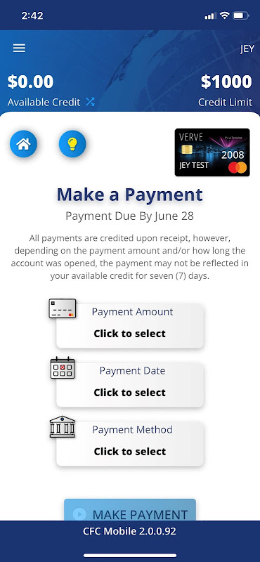CFC Mobile Access app screenshot 2