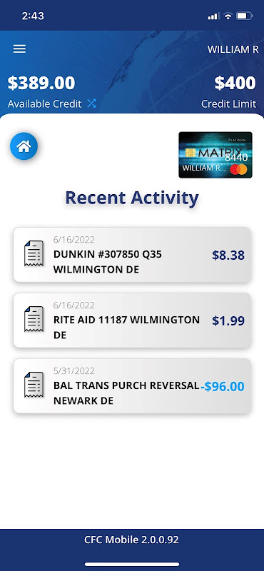 CFC Mobile Access app screenshot 5