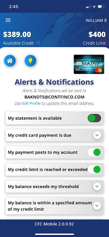 CFC Mobile Access app screenshot 7