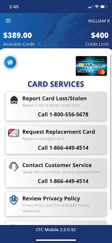CFC Mobile Access app screenshot 8