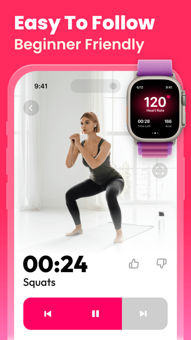 Chair Workout: Women’s Edition app screenshot 5