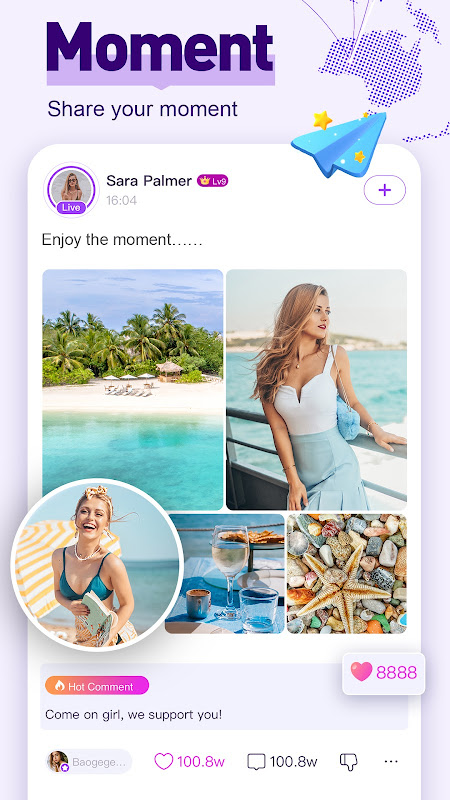 Chamet – Live Video Chat&Meet app screenshot 1