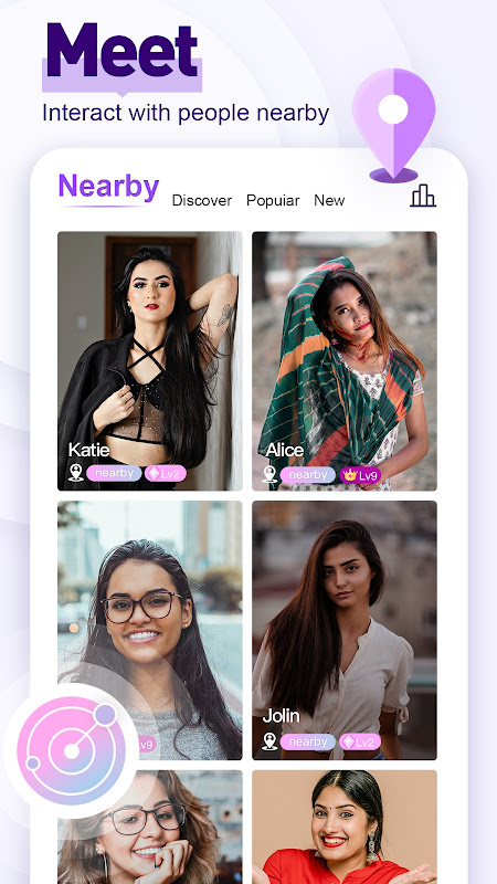 Chamet – Live Video Chat&Meet app screenshot 2