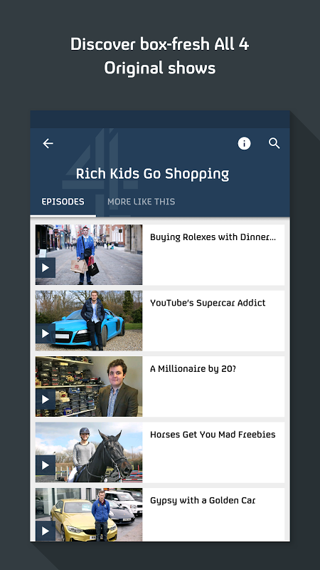 Channel 4 app screenshot 2