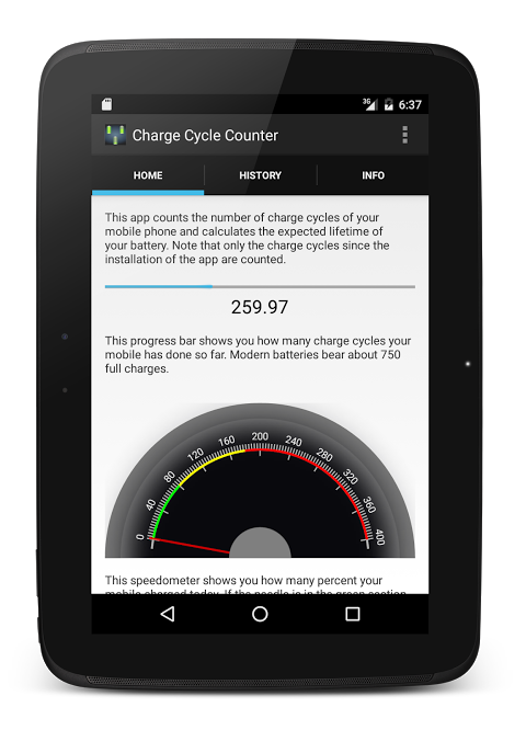 Charge Cycle Battery Stats app screenshot 4