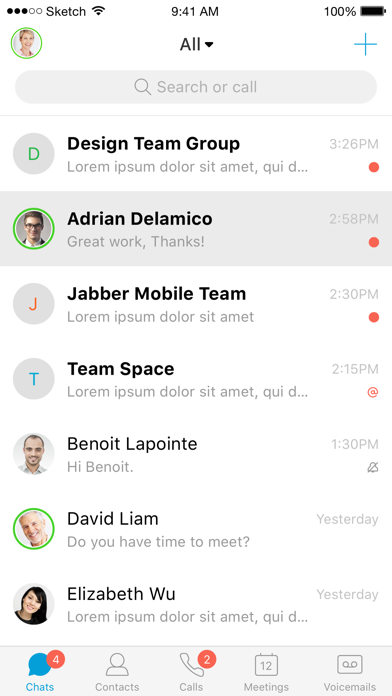 Cheogram (Jabber, Call, Text) app screenshot 2
