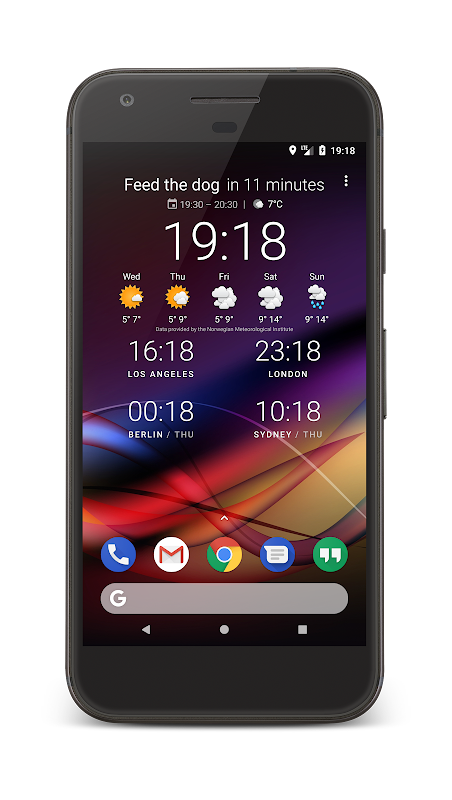 Chronus Information Widgets app screenshot 1