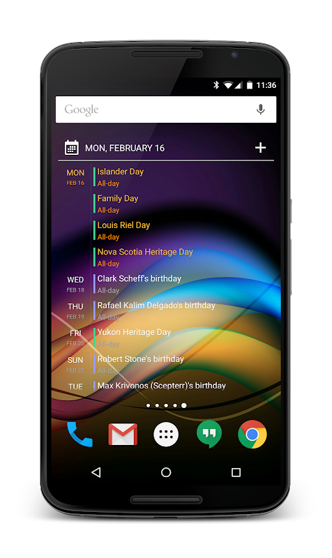 Chronus Information Widgets app screenshot 6