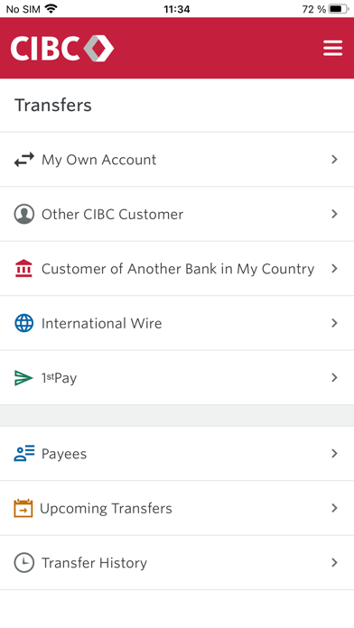 CIBC Mobile Banking app screenshot 4