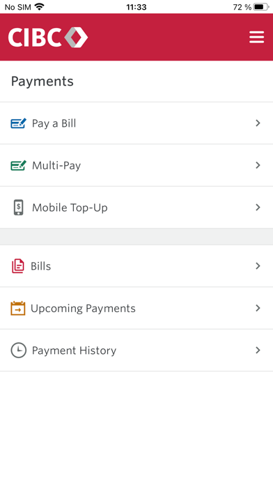 CIBC Mobile Banking app screenshot 5