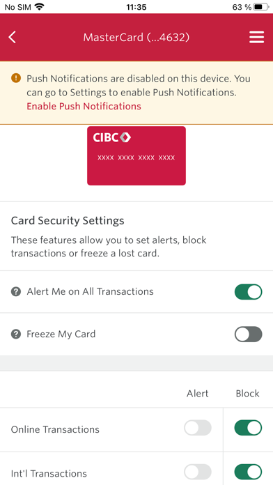 CIBC Mobile Banking app screenshot 6
