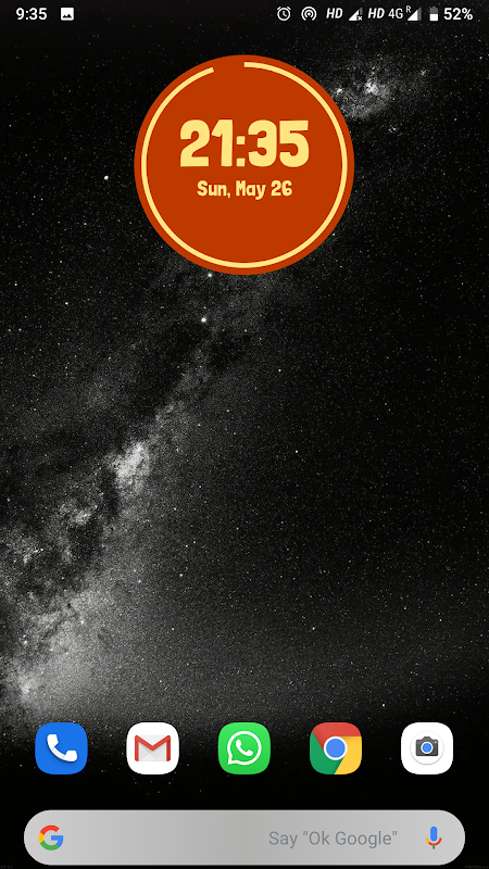 Circle Clock app screenshot 1