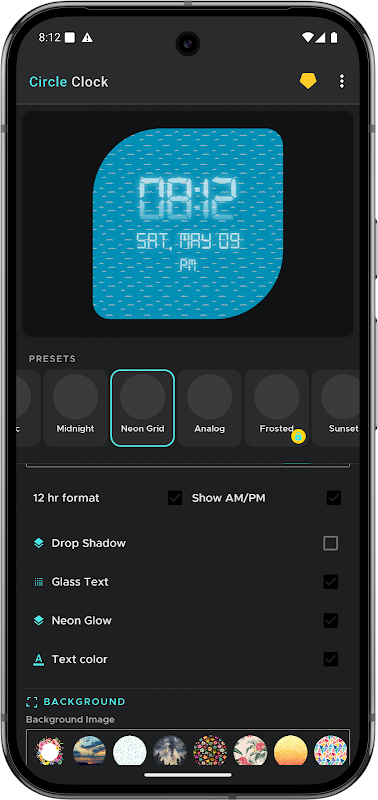 Circle Clock app screenshot 6