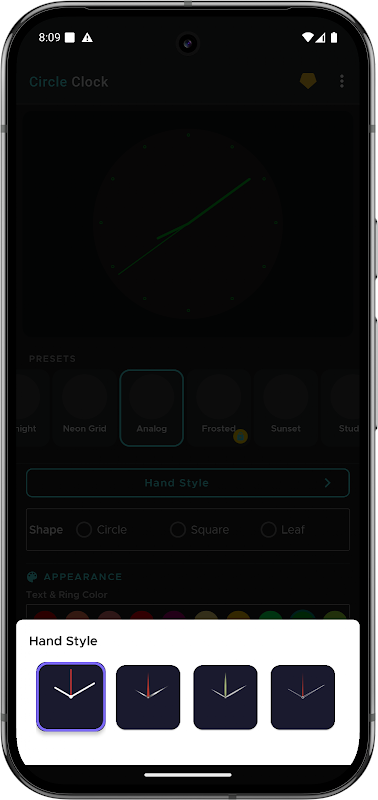 Circle Clock app screenshot 7