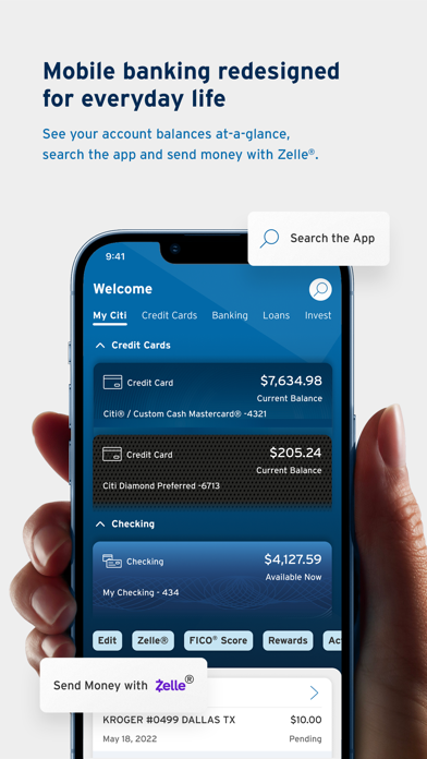 Citi Mobile® app screenshot 1