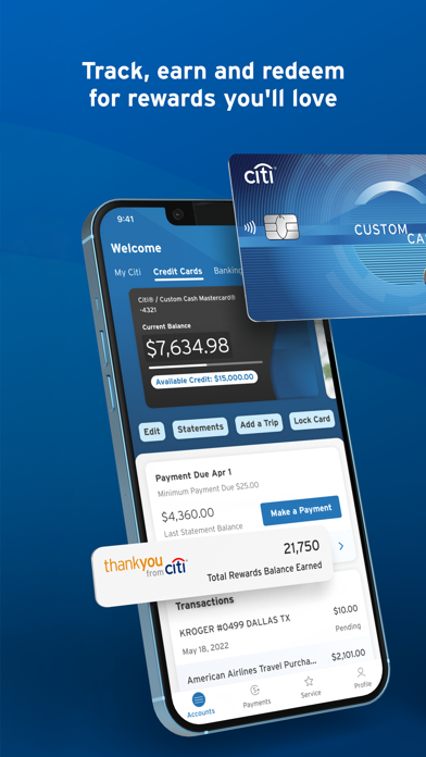 Citi Mobile® app screenshot 2