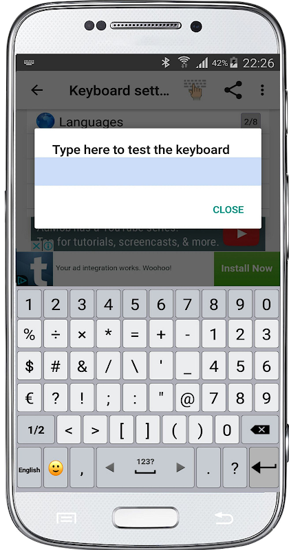 Classic Big Keyboard app screenshot 1