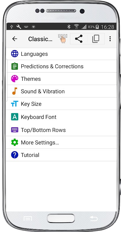 Classic Big Keyboard app screenshot 3