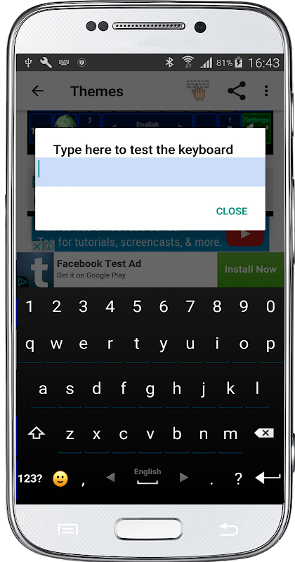 Classic Big Keyboard app screenshot 4