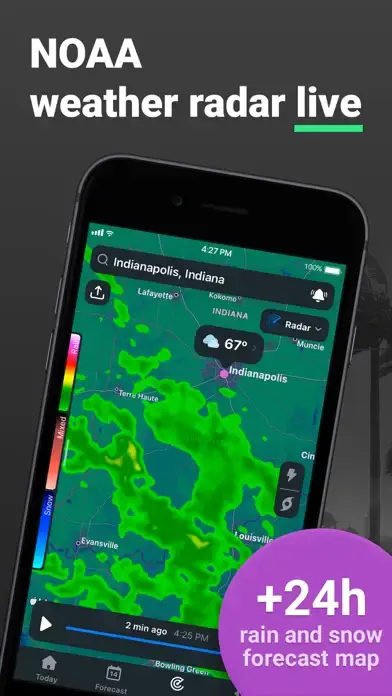 Clime: NOAA Weather Radar Live app screenshot 1