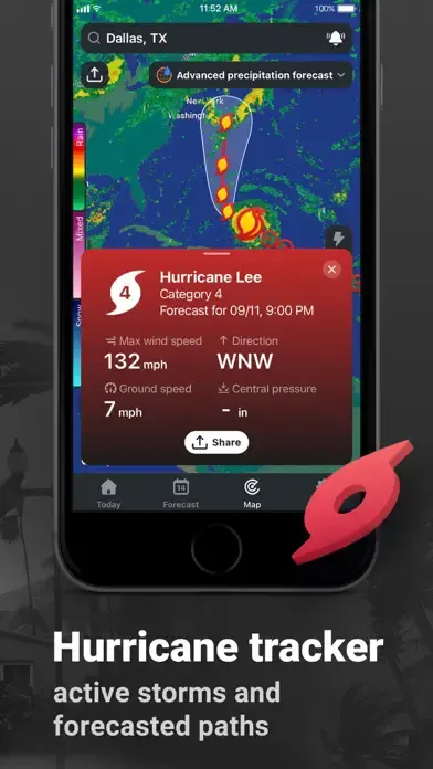 Clime: NOAA Weather Radar Live app screenshot 2