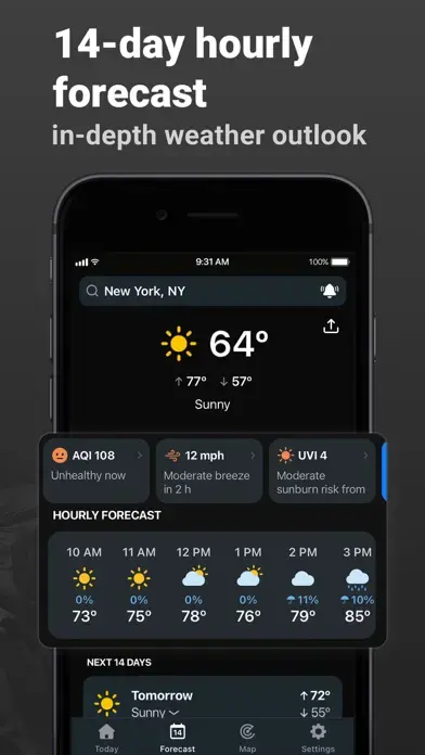 Clime: NOAA Weather Radar Live app screenshot 3