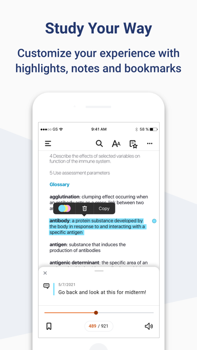 ClinicalKey Student Bookshelf app screenshot 4