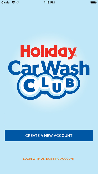 Club Car Wash Mobile App app screenshot 1