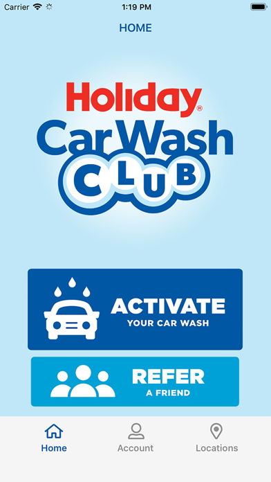 Club Car Wash Mobile App app screenshot 2
