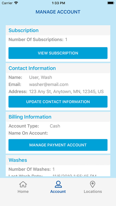 Club Car Wash Mobile App app screenshot 4