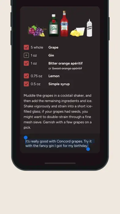 Cocktail Party: Drink Recipes & Ingredient Library app screenshot 6