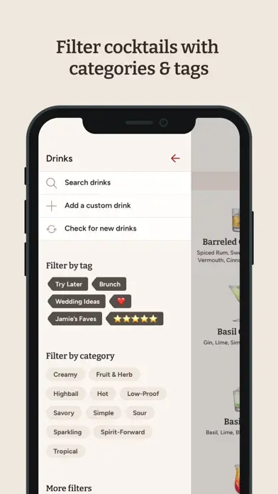 Cocktail Party: Drink Recipes & Ingredient Library app screenshot 7