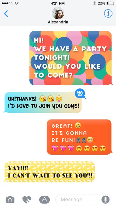 Color SMS app screenshot 5
