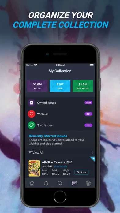 Comic Book Price Value Scanner app screenshot 2