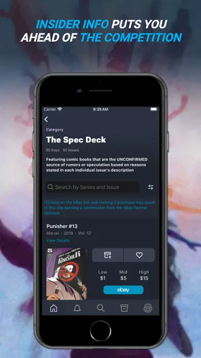 Comic Book Price Value Scanner app screenshot 5
