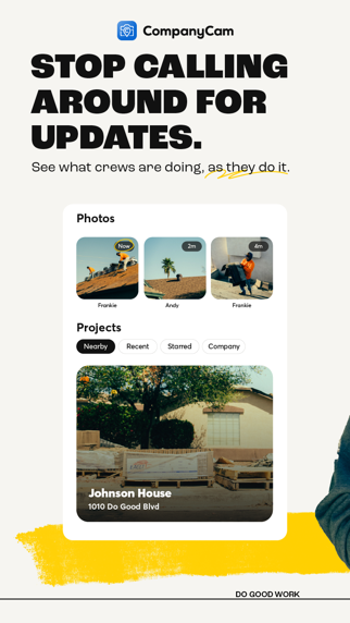 CompanyCam app screenshot 1