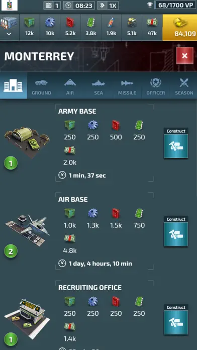 Conflict of Nations: WW3 Game app screenshot 8