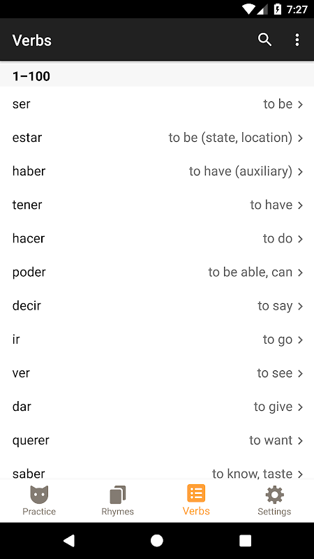 ConjuGato — Spanish Verbs app screenshot 5