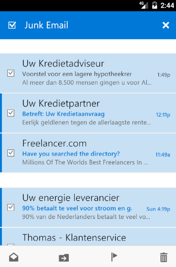 Connect for Hotmail & Outlook app screenshot 4