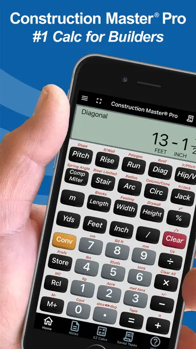 Construction Master Pro app screenshot 1