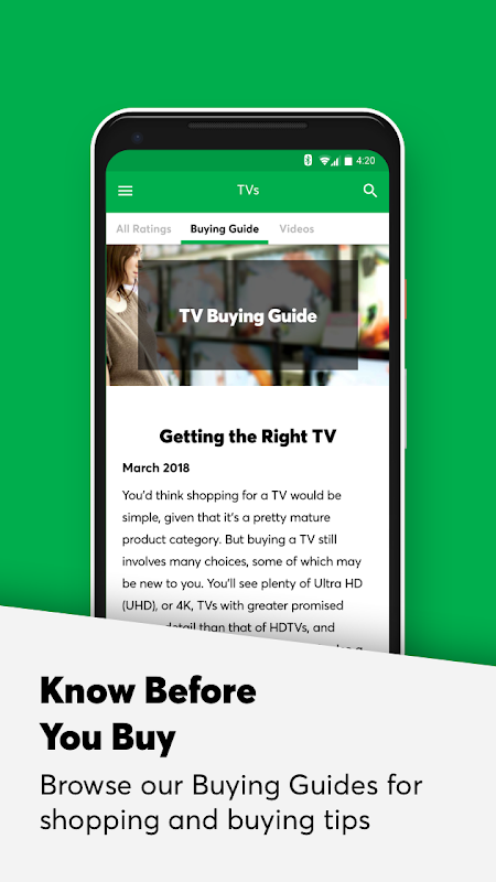 Consumer Reports app screenshot 2