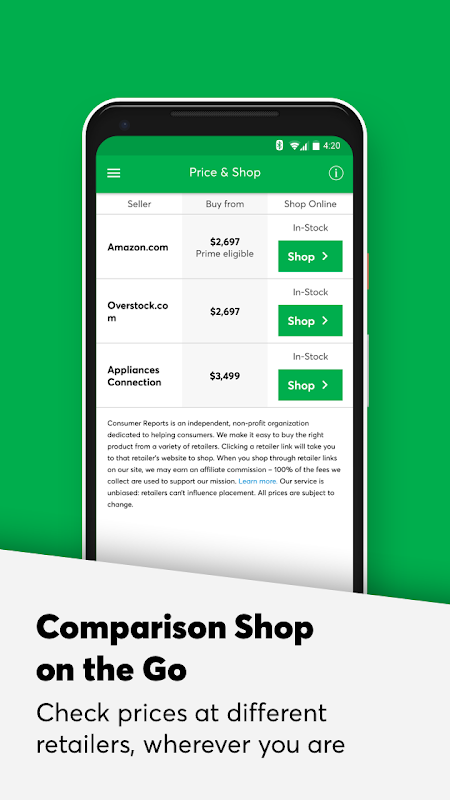Consumer Reports app screenshot 4