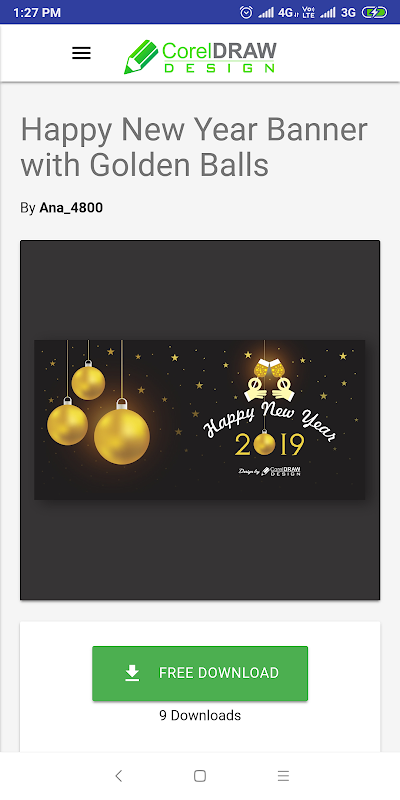 CorelDraw Design Templates app screenshot 1