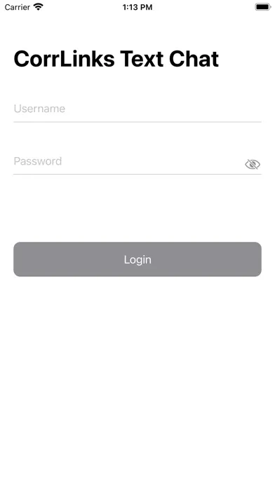 CorrLinks Text Chat app screenshot 1