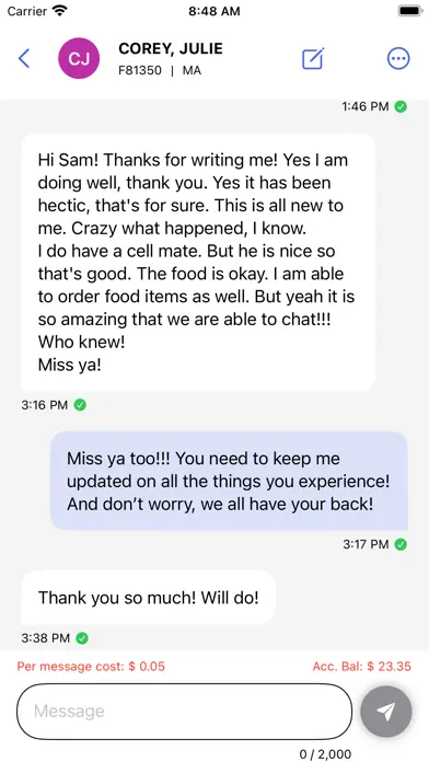 CorrLinks Text Chat app screenshot 3