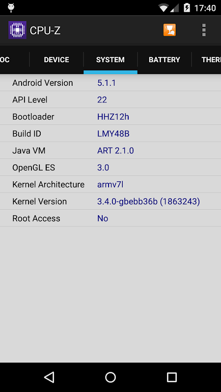 CPU-Z app screenshot 3