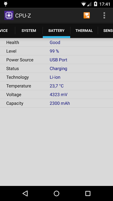 CPU-Z app screenshot 4